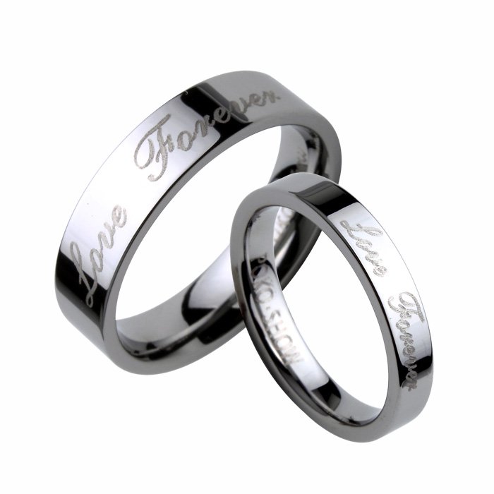 forever love Tungsten Couple Rings, Wedding Ring